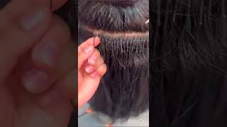 Permanent hair extension best place in Chennai extension hairextensions hairextensionexpert hair [upl. by Idnis]