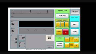 Monitor Defibrillator MONDEF App for ACLSPALSEMS training [upl. by Bronnie]