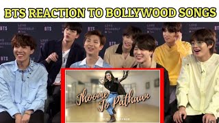 🇰🇷bts reaction on indian songs  bts reaction bollywood songs  bts reaction to indian songs [upl. by Quin968]