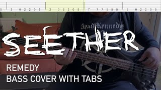 Seether  Remedy Bass Cover with Tabs [upl. by Reina628]