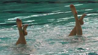 Artistic Swimming Duet Free 2023Liechtenstein [upl. by Freiman]