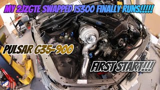 IT RUNS 2JZGTE SWAPPED IS300 FIRST START EP5 [upl. by Samot]