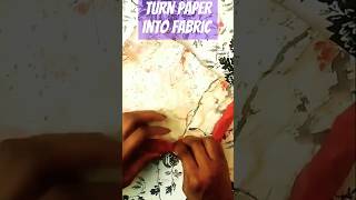 Momigami Turn Paper into Fabric [upl. by Ahsir]