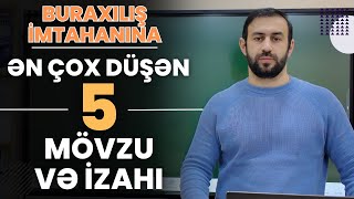 Buraxılışa ən çox düşən 5 mövzu 5 Sualın 1 videoda Azərbaycan dili [upl. by Dnalor]