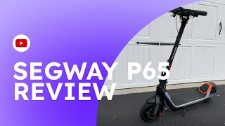 Segway P65 scooter review Going over the design lighting features and SegwayNinebot app [upl. by Bohon]