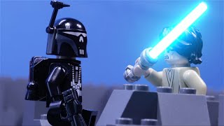 LEGO Star Wars The True Mandalorian Stop Motion [upl. by Tempest94]