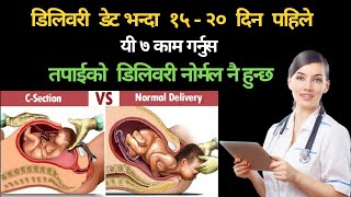 Normal Delivery Tips  Tips For Normal Delivery in Nepali  Diet amp Tips  gyan sagar studio [upl. by Arukas]