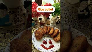 Leftover Rice 🍚 Recipe ricecutlets reuse ytshorts food [upl. by Belter81]