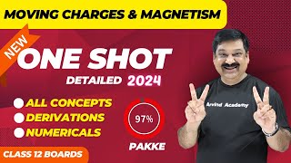 Moving Charges amp Magnetism OneShot 💥NCERT Class 12 Physics Chap 4 One shot Subscri ArvindAcademy [upl. by Aruam481]