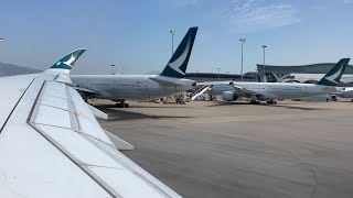 Cathay Pacific Airbus A350900 economy class Hong Kong to London Heathrow 27 November 2024 [upl. by Lavinie]