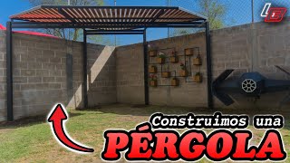 ⛩ Construimos una PÉRGOLA de metal con diseño de DIAMANTE 💎  Los Bestauradores [upl. by Psyche]