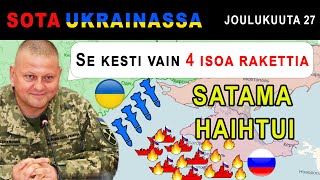 27 joulukuuta UPEAA Ukrainalaiset TUHOAVAT 20 VENÄJÄN MUSTANMEREN LAIVASTOSTA  Ukrainan sota [upl. by Ieppet]