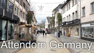 Walking tour through Attendorn’s city center SauerlandGermany [upl. by Lesya]