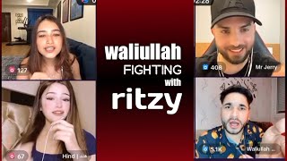 waliullah fighting with ritzy in tiktok live match  v42 [upl. by Nonnarb]