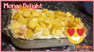 Quick And Easy Mango Delight Recipe [upl. by Ellenwahs]