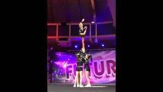 FC Internationals 2015 Lime  Senior level 5 group stunt [upl. by Aliemaj594]