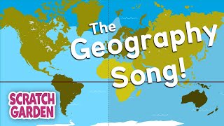 The Geography Song  Globe vs Map Song  Scratch Garden [upl. by Nos467]