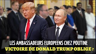 URGENT🚨 Poutine reçoit les ambassadeurs Européens après la victoire de Donald Trump ‼️ [upl. by Olvan146]