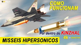 Como Funciona um Míssil Hipersonico  Kinzhal O processo de lançamento do Mig31 [upl. by Fiel]