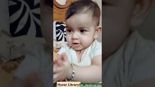 Baby clapping for happy birthdaybabyactivites cutestmoments cutestsmileshort bachpanmasticute [upl. by Woodson]