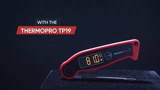 Introducing ThermoPro TP19 Waterproof AutoRotating Display InstantRead Thermometer [upl. by Theall]