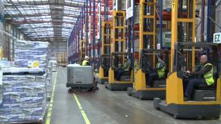 Christmas timelapse Tesco Daventry grocery distribution centre [upl. by Owen559]