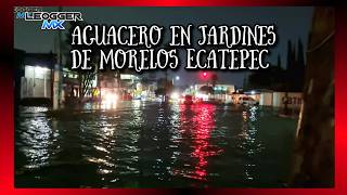 Recorrido por la avenida jardines de morelos tras aguacero en ECATEPEC [upl. by Suivatnad]