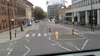 Bristol Bus 1 College Green to Broomhill with diversion [upl. by Yelats]