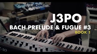 Bach Prelude and Fugue in C Sharp Book 1  Julian quotJ3POquot Pollack  Prophet 10 [upl. by Frulla]