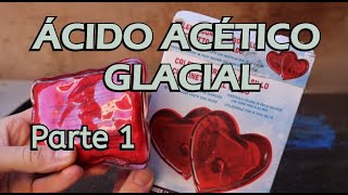 Cómo hacer Ácido Acético Glacial  Parte 1 Acetato de sodio y Ácido sulfúrico [upl. by Anelahs]