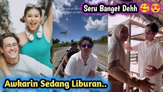 STORY SELEBGRAM AWKARIN KARIN NOVILDA LIBURAN KE ACEH [upl. by Attelrahc]