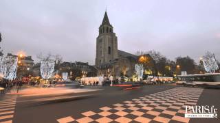 Les illuminations de noël à Paris [upl. by Ayamahs]