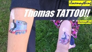 Thomas the Tank Engine and Rosie Tattoo  A real Steam Engine [upl. by Ettelimay303]