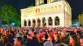 Bucharest Romania  Patriarchal Cathedral  Holy Easter [upl. by Jariv]