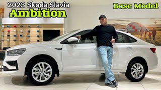 Skoda Slavia Ambition 10L TSi ❤️ Skoda Slavia Base Model [upl. by Ruhtracm]