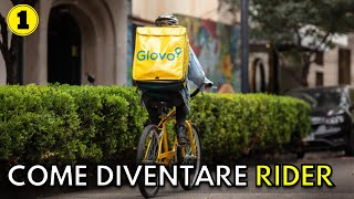 COME sono DIVENTATO RIDER GLOVO  FOOD DELIVERY [upl. by Troth]