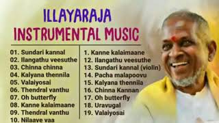 Ilayaraja Instrumental Music amp BGMs  Ilayaraja instrumental music collectionFlute Violin Veenai [upl. by Vevine]