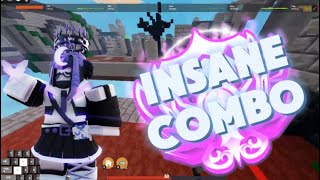 BRO GOT COMBOD SO BADLY  ROBLOX BEDWARS [upl. by Weikert470]