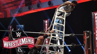 Jimmy Uso risks it all for the SmackDown Tag Team Titles WrestleMania 36 WWE Network Exclusive [upl. by Eittak330]