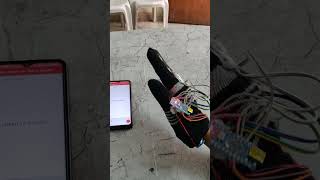 Smart Gloves Using Arduino Nano with Bluetooth speakerarduino scinceproject inspireawardproject [upl. by Ranice873]