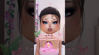 Rating my saved custom make up looks in dress to impress Roblox ib MINXSTY [upl. by Eslehc]