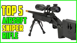 TOP 5 Best Airsoft Sniper Rifle 2023 [upl. by Kramal]