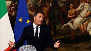 Il Premier Renzi annuncia le dimissioni dopo la bocciatura della riforma costituzionale al… [upl. by Clemen]