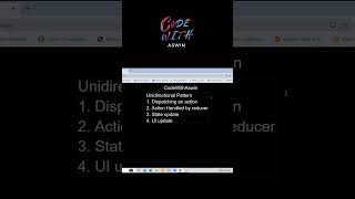 Mastering Redux Data Flow How State Moves Through Your App redux codewithaswin shorts ytshorts [upl. by Cherice34]