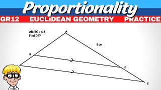 Grade 12 Proportionality Theorem 2 [upl. by Eppesuig]