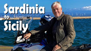 Motorradabenteuer Sardinien  Mit der Fähre von Cagliari nach Sizilien [upl. by Abih570]