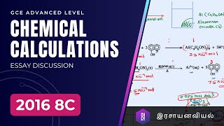 2016 8c Chemistry past paper discussion Chemical Calculation  Inorganic Essay [upl. by Ateval400]