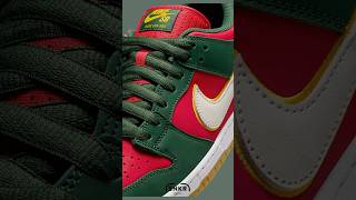 Nike SB Dunk Low “Fir and Fire Red” releasing 127 for 125 nike snkrs snkrgarage [upl. by Teraj]