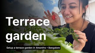 Terrace garden setup taore • Bangalore • Villa [upl. by Anwahs]