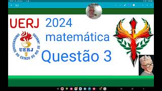 UERJ 2024 ED matemática questão 3 Um hexágono regular convexo ABCDEF está inscrito em um círculo [upl. by Calvo]